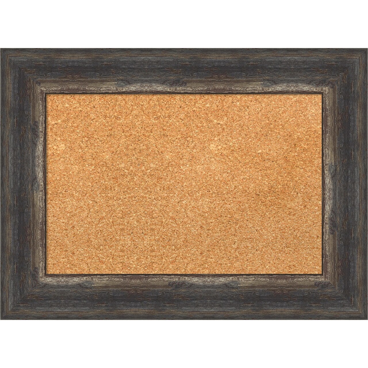 Cork Board, Bark Rustic Frame - Bulletin Board, Organization Board, Pin Board
